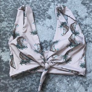 Montce Swim Mocha Cheetah top